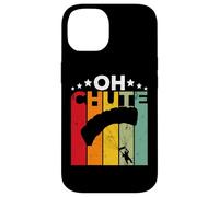 Custodia per iPhone 14 Oh Chute Skydiving Parachutist Skydive Parachuting Skydiver