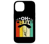 Custodia per iPhone 14 Oh Chute Skydiving Parachutist Skydive Parachuting Skydiver