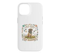 Custodia per iPhone 14 Old Soul New Beginnings Mastiff Cute Rescue Dog