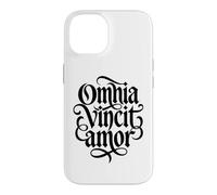 Custodia per iPhone 14 Omnia Vincit Amor Latin Love conquista tutti