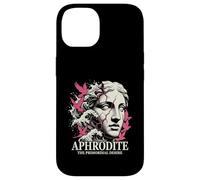 Custodia per iPhone 14 Onde estetiche della dea greca di Afrodite Statua Vaporwave