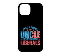 Custodia per iPhone 14 Orgoglioso zio conservatore anti-liberale