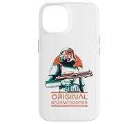 Custodia per iPhone 14 Originale Stormtrooper Retro Arancione Sci-fi Tramonto