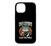Custodia per iPhone 14 Pack Runner Wolf Cold Brew Lead the Miles