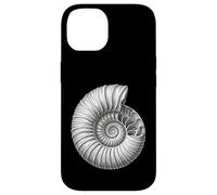 Custodia per iPhone 14 Paleontologia Classic Ammonite Fossil Spiral Shell