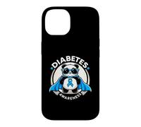 Custodia per iPhone 14 Panda Diabetic Type 1 Supporto per la consapevolezza del diabete