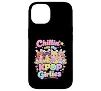 Custodia per iPhone 14 Pasqua Kpop Musica Chillin Con Il Mio K-pop Ragazze Donne Ragazze