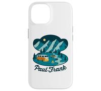 Custodia per iPhone 14 Paul Frank Camping Julius La testa di scimmia