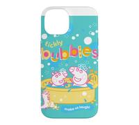 Custodia per iPhone 14 Peppa Pig Bubbles