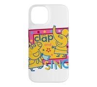 Custodia per iPhone 14 Peppa Pig Clap and Sing