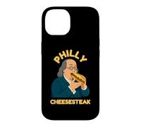 Custodia per iPhone 14 Philly Cheesesteak Benjamin Franklin Philadelphia Foods