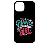 Custodia per iPhone 14 PIANO GIRL