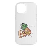 Custodia per iPhone 14 Pineapple belongs on pizza