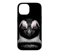 Custodia per iPhone 14 Pinguino africano faccia mare uccello natura natura pinguino