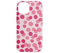 Custodia per iPhone 14 Pink Polka Dots Girly Confetti Fun Pattern