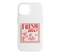Custodia per iPhone 14 Pizza Satan "Fresh Hell" Satan Occult Satanic Lucifer