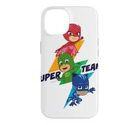 Custodia per iPhone 14 PJ Masks TV Super Team Flash