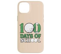 Custodia per iPhone 14 Plus 100 Days Of School, pallina da golf per 100° giorno, per ragazzi, bambini, uomini