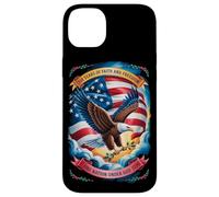 Custodia per iPhone 14 Plus 250 Years One Nation Under God - Eagle 1776 Faith American
