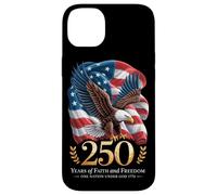Custodia per iPhone 14 Plus 250 Years One Nation Under God - Eagle 1776 Faith American
