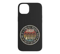 Custodia per iPhone 14 Plus 26° Compleanno Vintage Gennaio 2000 Retro Edizione Limitata