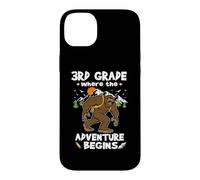 Custodia per iPhone 14 Plus 3rd Grade Where The Adventure Begins Back To School Bigfoot
