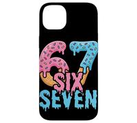Custodia per iPhone 14 Plus 67 Number Ice Cream Drip Funny Six Seven Meme 6 7 Kids