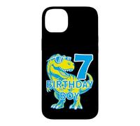 Custodia per iPhone 14 Plus 7 ANNI DINO COMPLEANNO BIMBO DINOSAURIER 7° COMPLEANNO