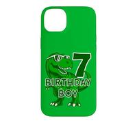 Custodia per iPhone 14 Plus 7 ANNI DINO COMPLEANNO BIMBO DINOSAURIER 7° COMPLEANNO