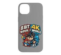 Custodia per iPhone 14 Plus 8 Bit Soul in 4K World Retro Gamer Collective Studio