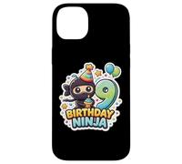 Custodia per iPhone 14 Plus 9 anni Compleanno Ninja Ragazzi Nove 9th Kids Nineth Party