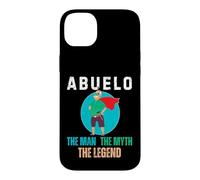Custodia per iPhone 14 Plus Abuelo The Man The Myth The Legend - Hispanic Grandpa