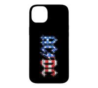 Custodia per iPhone 14 Plus AC/DC Old Glory Bandiera Americana Logo