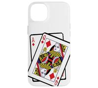 Custodia per iPhone 14 Plus Ace & Queen of Diamonds 21st Birthday Twenty One Years Old