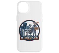 Custodia per iPhone 14 Plus AI Took My Job Programmatore Divertente Robot Umorismo