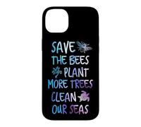 Custodia per iPhone 14 Plus Aiuta più api a piantare più alberi a pulire i nostri mari terra