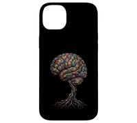 Custodia per iPhone 14 Plus Albero Cervello Astratto Anatomia Natura Arte