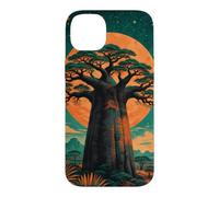 Custodia per iPhone 14 Plus Albero di Baobab Sotto Un Cielo Pieno Di Stelle