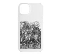 Custodia per iPhone 14 Plus Albrecht Dürer Cavaliere La morte e il diavolo Arte Rinascimentale