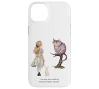 Custodia per iPhone 14 Plus Alice Adventures Wonderland Vintage Libro Citazione Lewis Carrol