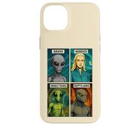 Custodia per iPhone 14 Plus Alieno grigio, nordico, insettoide, rettiliano - 4 specie aliene