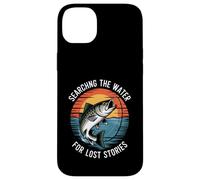 Custodia per iPhone 14 Plus Alla ricerca dell'acqua per storie perdute Bass Fishing