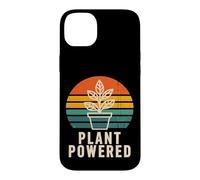 Custodia per iPhone 14 Plus Amante delle piante retrò vegano alimentato a piante