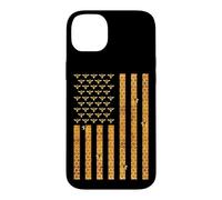 Custodia per iPhone 14 Plus American Flag Honeycomb Honey Bees Beekeeping Beekeeper Gift