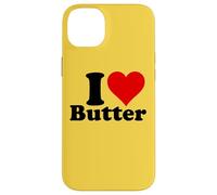 Custodia per iPhone 14 Plus Amo il burro Heart