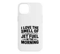 Custodia per iPhone 14 Plus Amo l'odore del carburante a getto al mattino