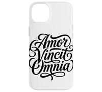 Custodia per iPhone 14 Plus Amor Vincit Omnia L'amore conquista tutti i giorni di San Valentino