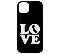 Custodia per iPhone 14 Plus Amore California State Map Graphic