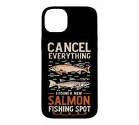 Custodia per iPhone 14 Plus Angler Annulla tutto quello che ho trovato un nuovo punto di pesca al salmone