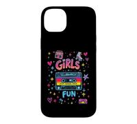 Custodia per iPhone 14 Plus Anni '80 Ragazze Voglio solo Divertirsi Retro Throwback Partito